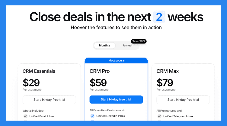 Breakcold Pricing Plan