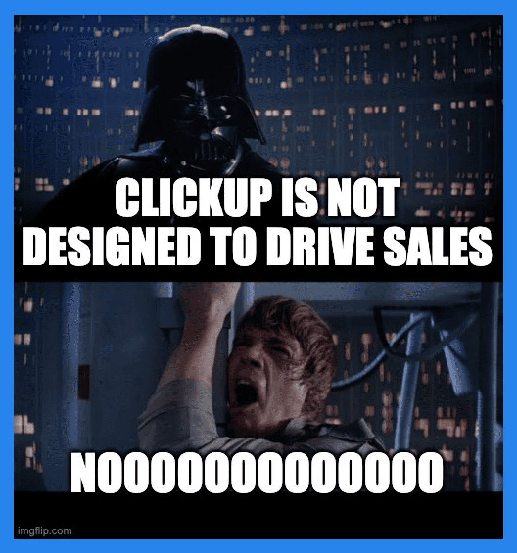 It's not designed to Drive Sales