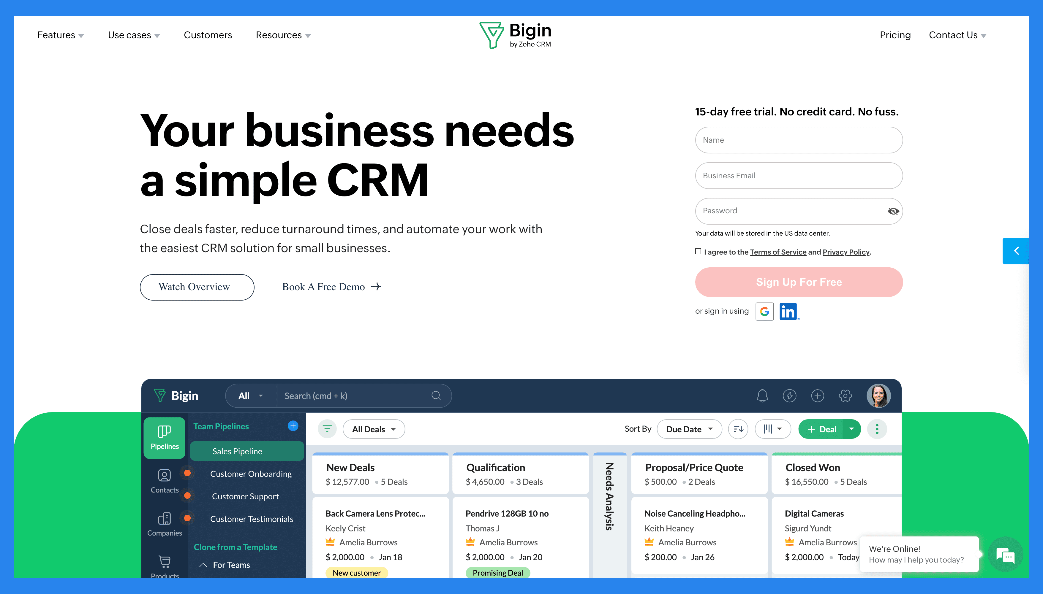 5 CRMs with Native WhatsApp Integration: Bigin
