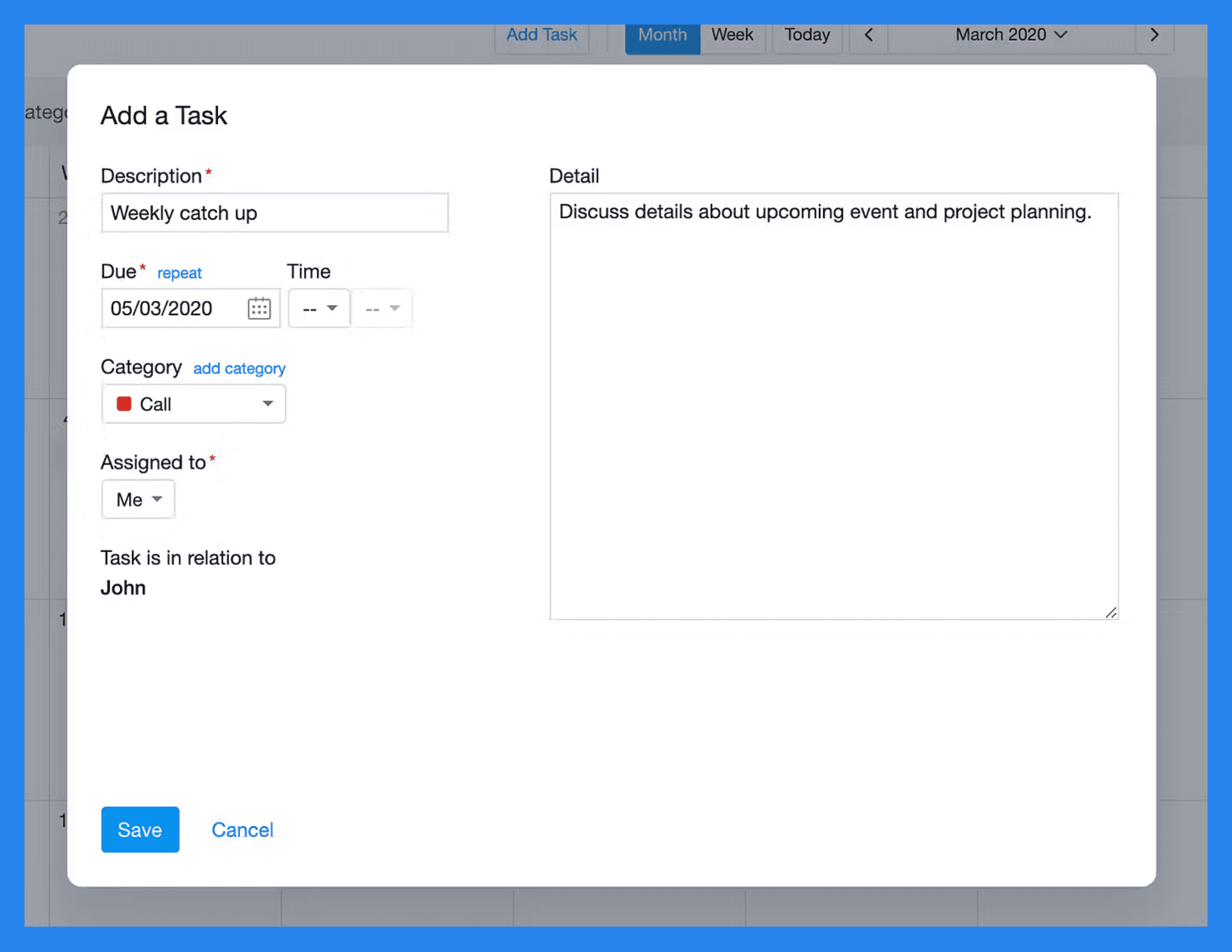 Capsule CRM Key Features: Task & Activity Managment