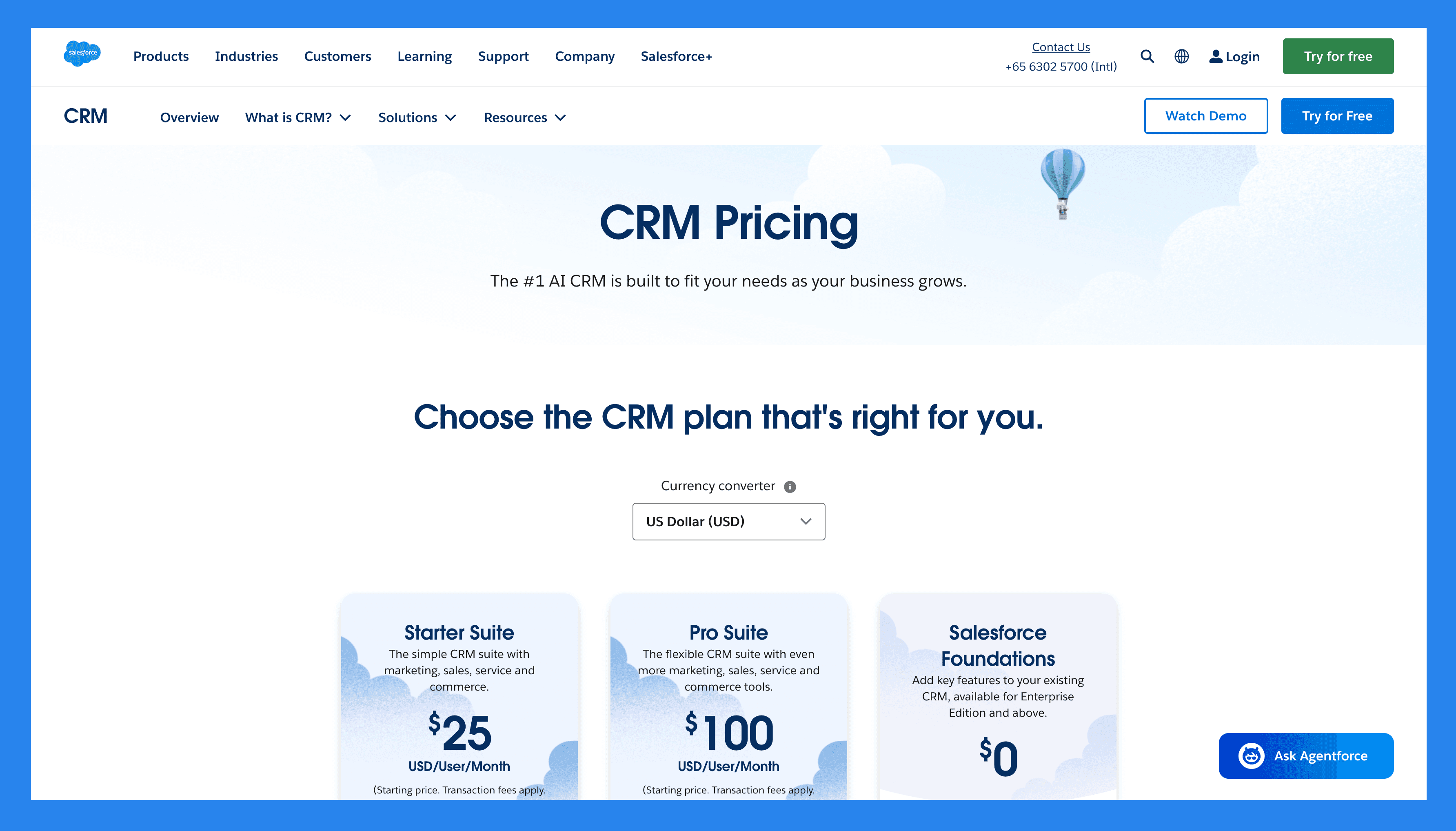 Salesforce Pricing Plans