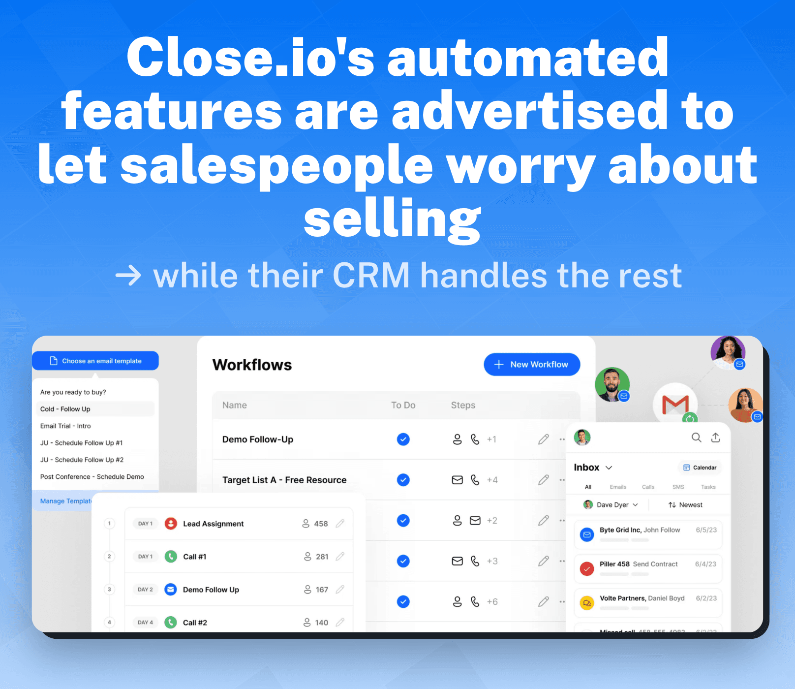 Close.io's Automation Tools & Features