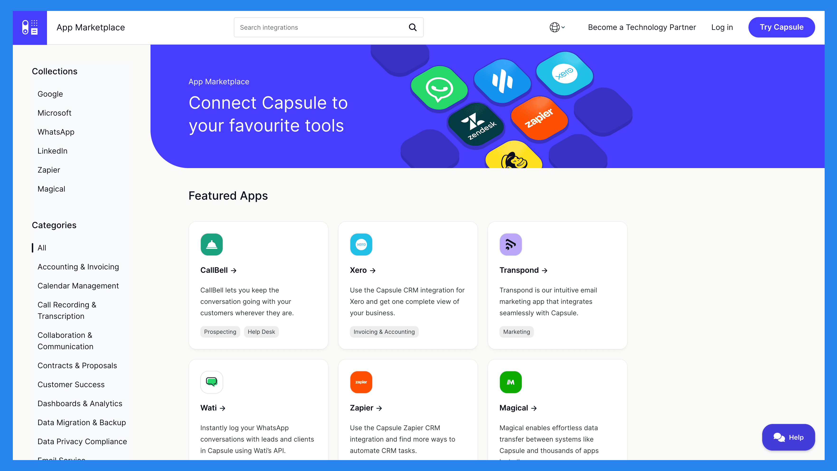 Capsule CRM Key Features: Integrations & Add-ons