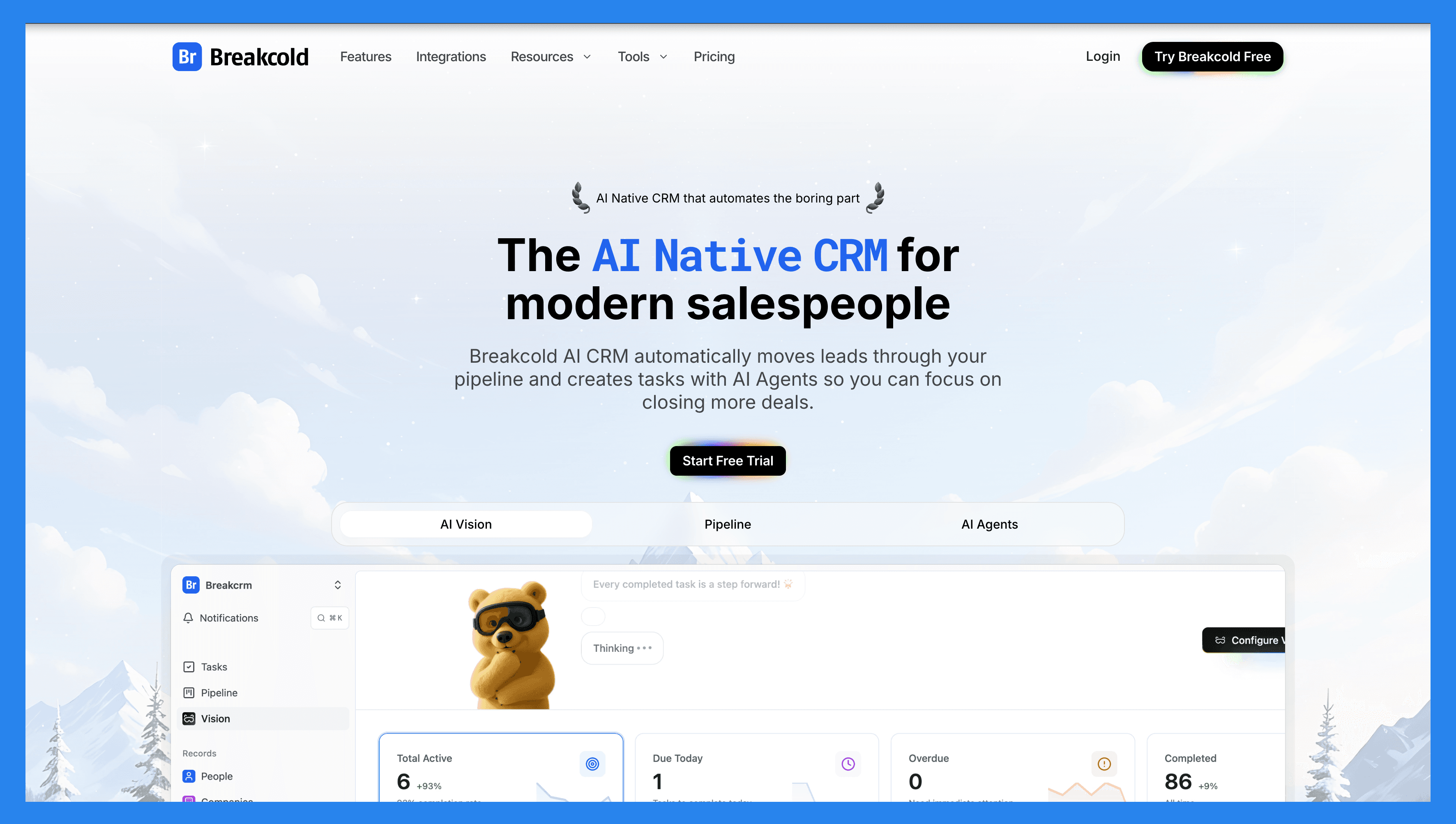 Breakcold CRM β Best AI-Native Sales CRM for Multichannel Teams