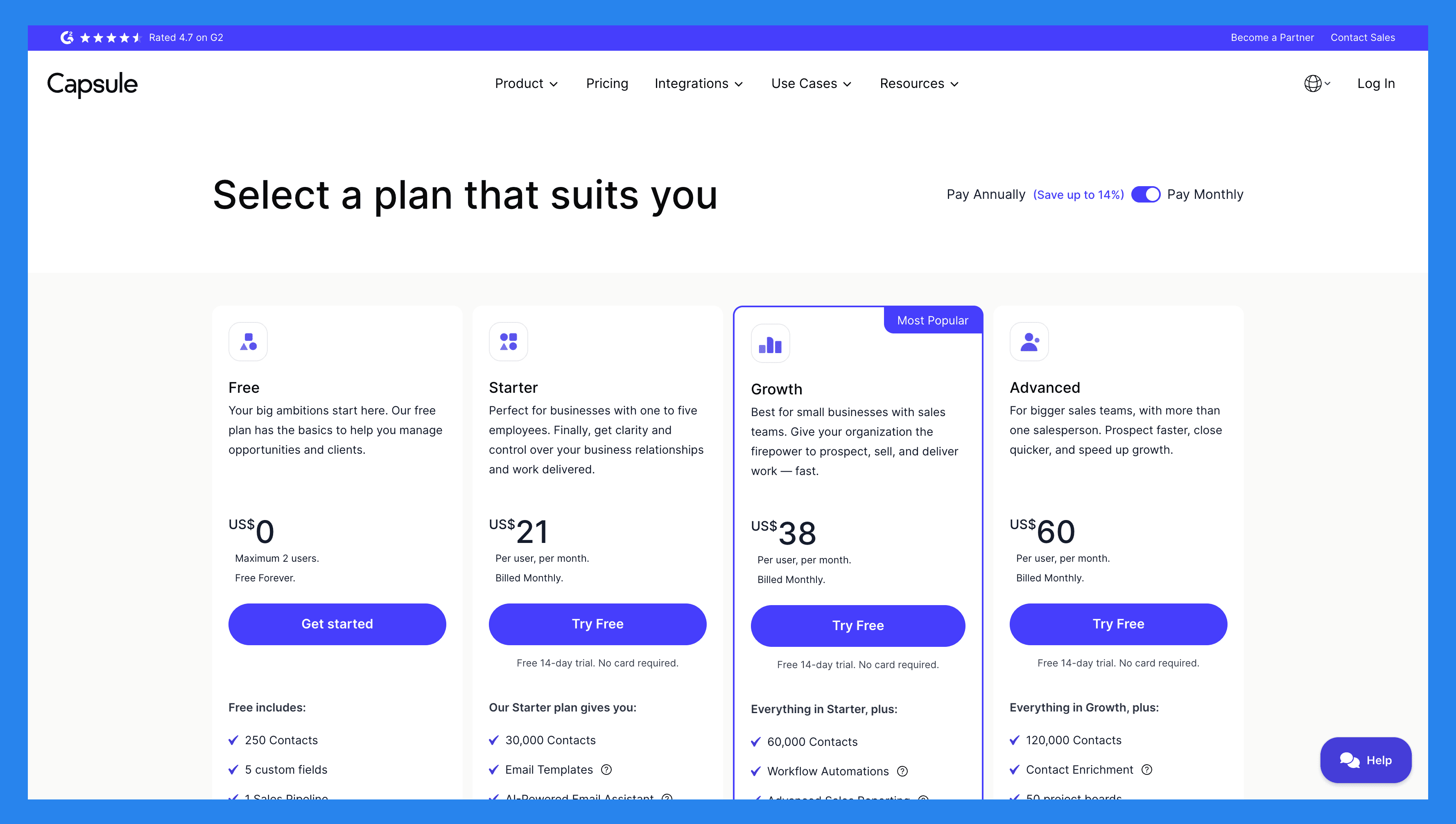 Capsule CRM Pricing (2025 Update)