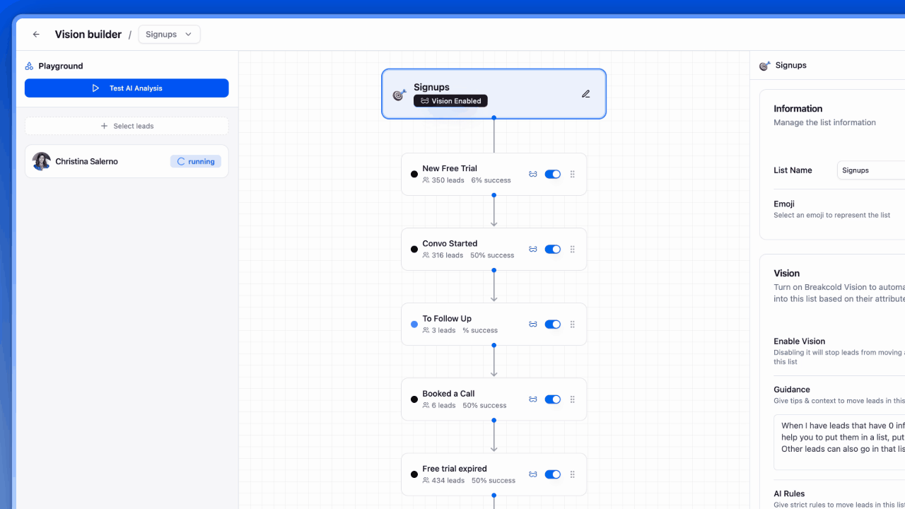 AI Native CRM Lead Movement