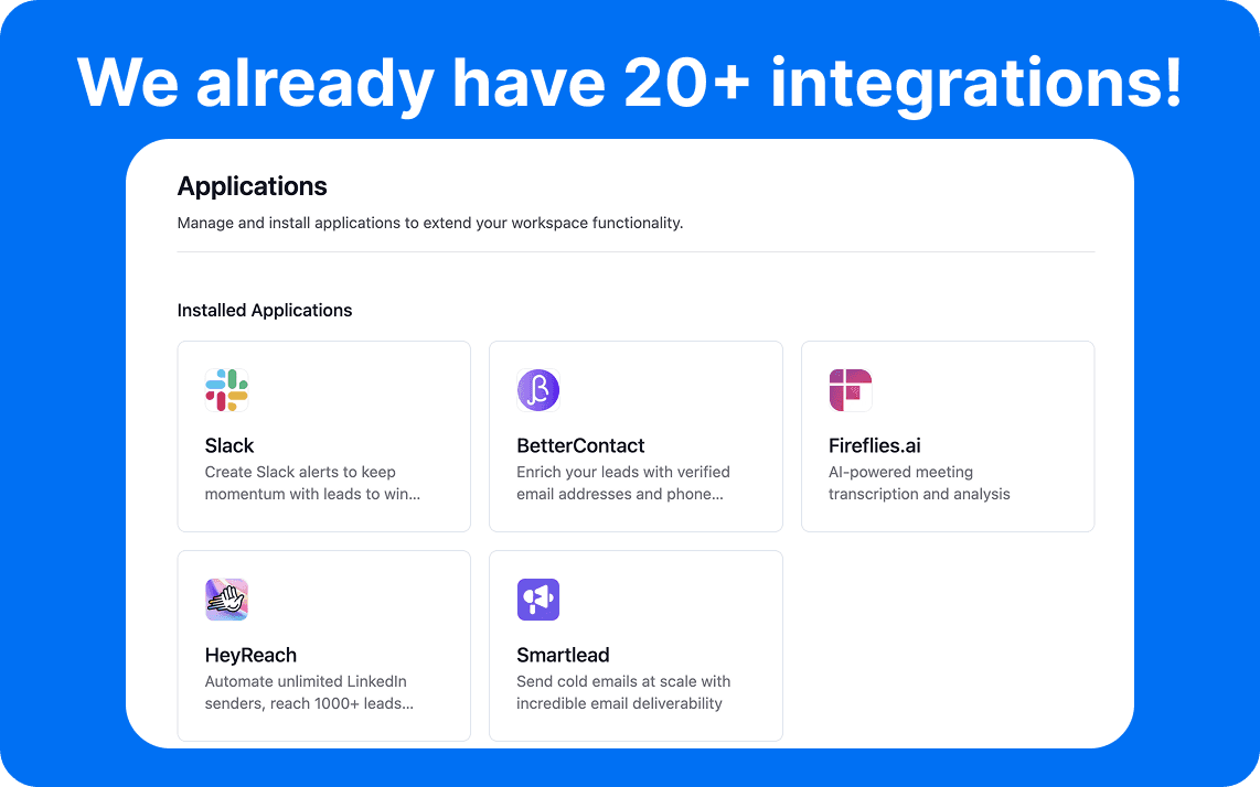 AI Native CRM Integrations